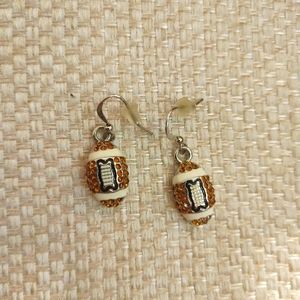 Football earrings